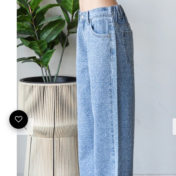 Oli and Hali “ Dolly ” Oli & Hali RHINESTONE EMBELLISHED DENIM JEANS 39 - Picture 8 of 9